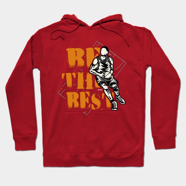 Be The Best ~ Basketball Player Hoodie by EddieBalevo